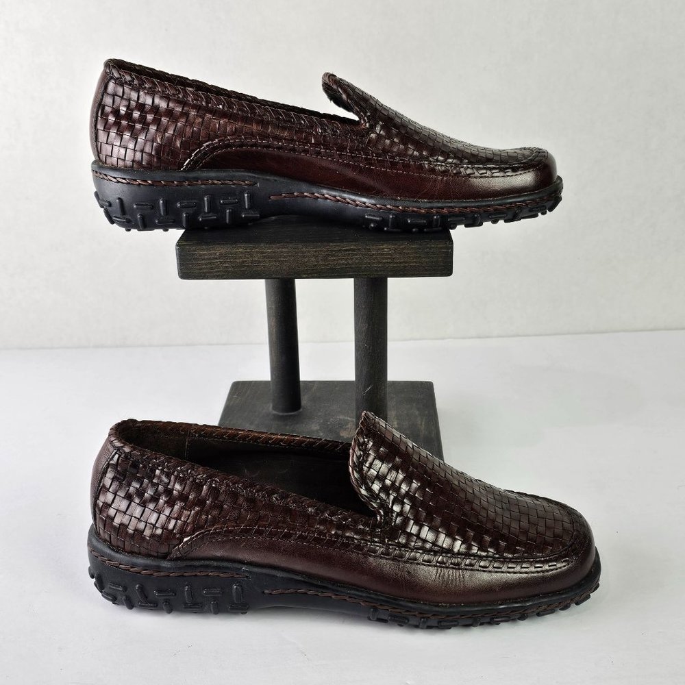 Cole Haan Women's Country Adrien F9425 Brown Leather Slip On Loafers Sz 5.5B - Picture 3 of 9